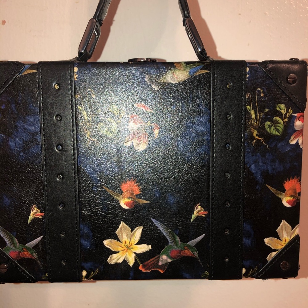 Alice & Olivia enchanted forest trunk clutch!